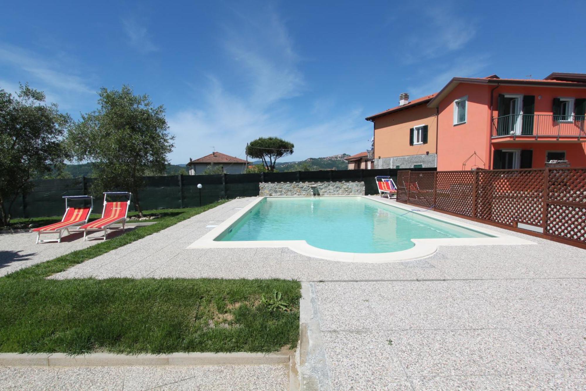 La Fonda Casa Vacanze-Appartamenti Con Piscina Santo Stefano di Magra Exterior foto